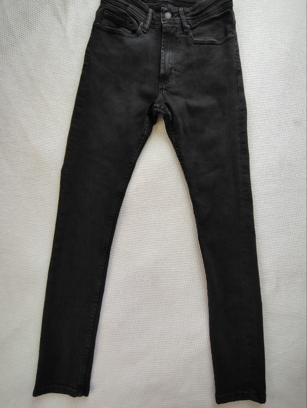 Zara Black Skinny Straight-Leg Jeans Size 29
